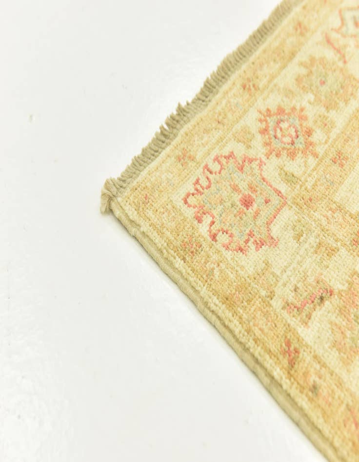 Detail image of  2' 6 x 6' 9  Hand Knotted Peshawar Ziegler Runner Rug