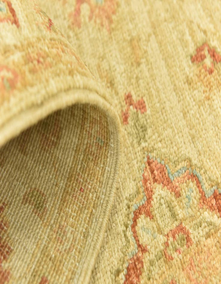 Detail image of  2' 6 x 6' 9  Hand Knotted Peshawar Ziegler Runner Rug