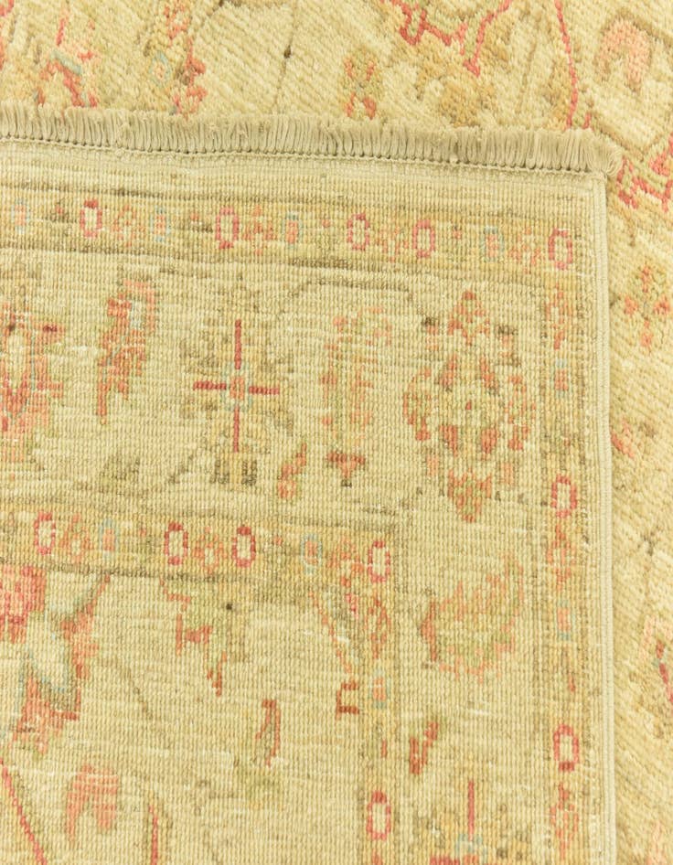 Detail image of  2' 6 x 6' 4  Hand Knotted Peshawar Ziegler Runner Rug