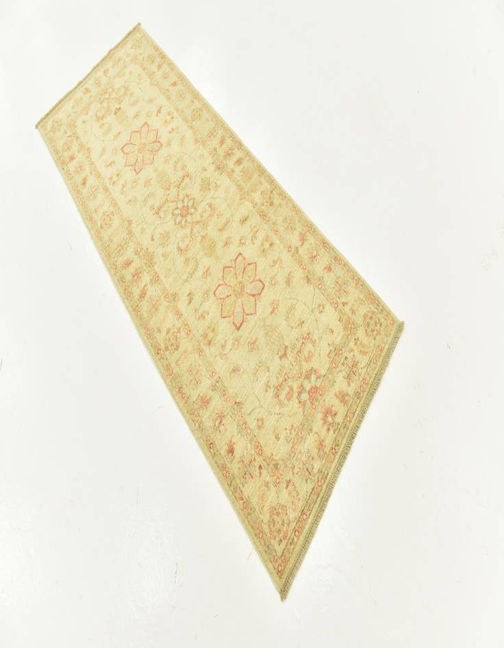 Detail image of  2' 6 x 6' 4  Hand Knotted Peshawar Ziegler Runner Rug