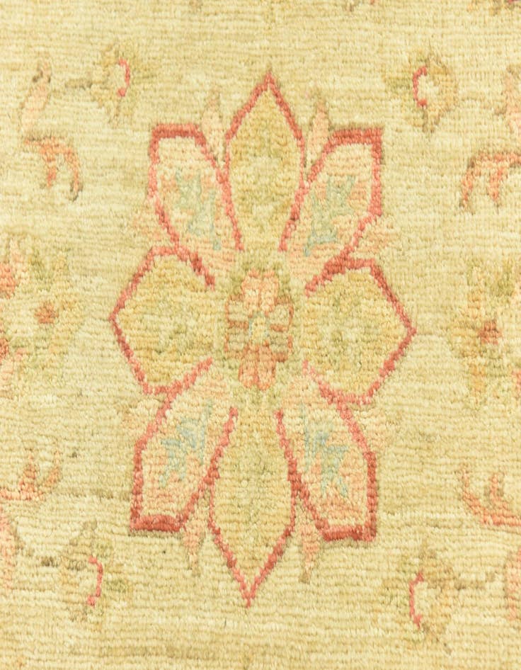 Detail image of  2' 6 x 6' 4  Hand Knotted Peshawar Ziegler Runner Rug