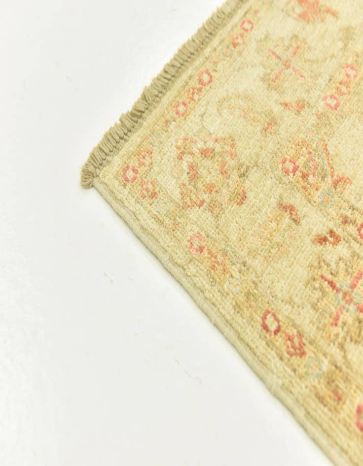 Detail image of  2' 6 x 6' 4  Hand Knotted Peshawar Ziegler Runner Rug