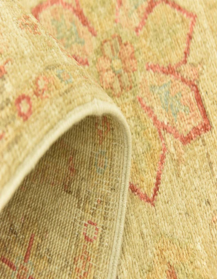 Detail image of  2' 6 x 6' 4  Hand Knotted Peshawar Ziegler Runner Rug
