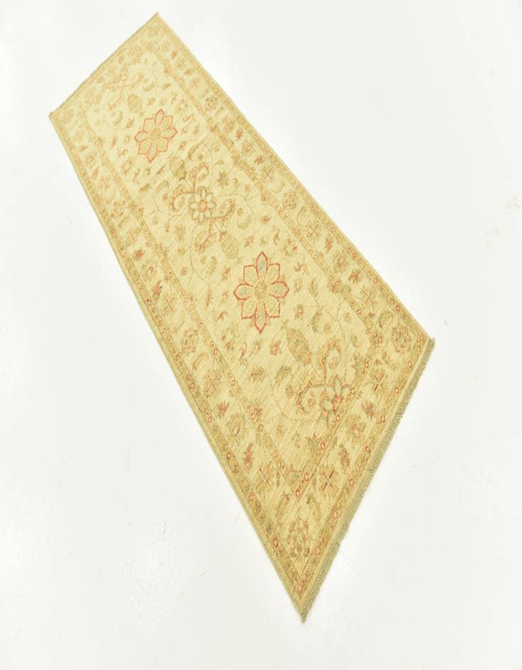 Detail image of  2' 6 x 6' 5  Hand Knotted Peshawar Ziegler Runner Rug