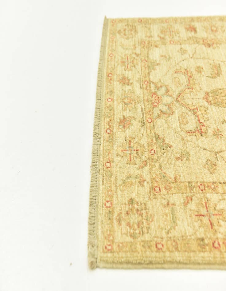 Detail image of  2' 6 x 6' 5  Hand Knotted Peshawar Ziegler Runner Rug