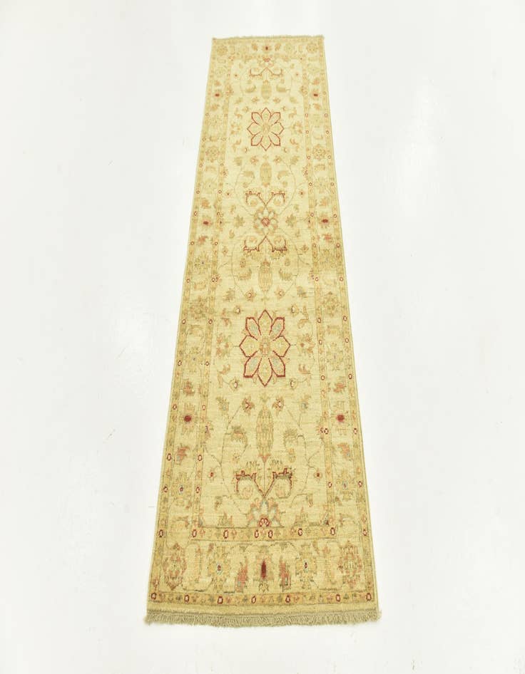 Detail image of  2' 6 x 6' 6  Hand Knotted Peshawar Ziegler Runner Rug