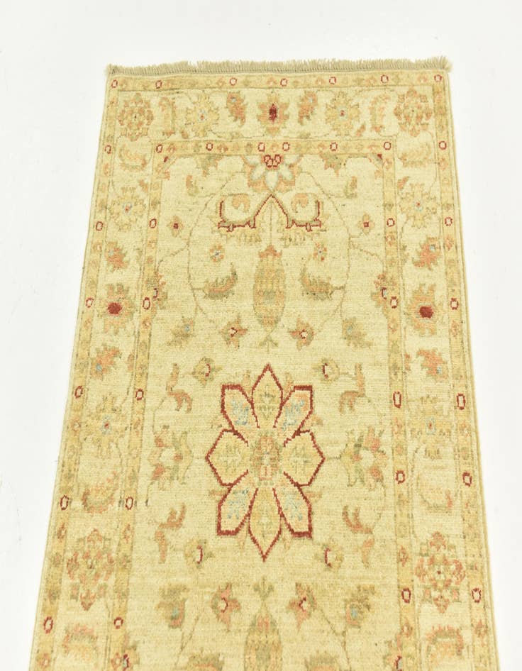 Detail image of  2' 6 x 6' 6  Hand Knotted Peshawar Ziegler Runner Rug