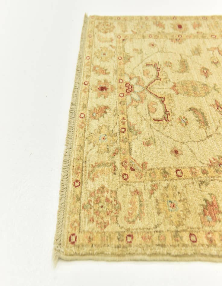 Detail image of  2' 6 x 6' 6  Hand Knotted Peshawar Ziegler Runner Rug