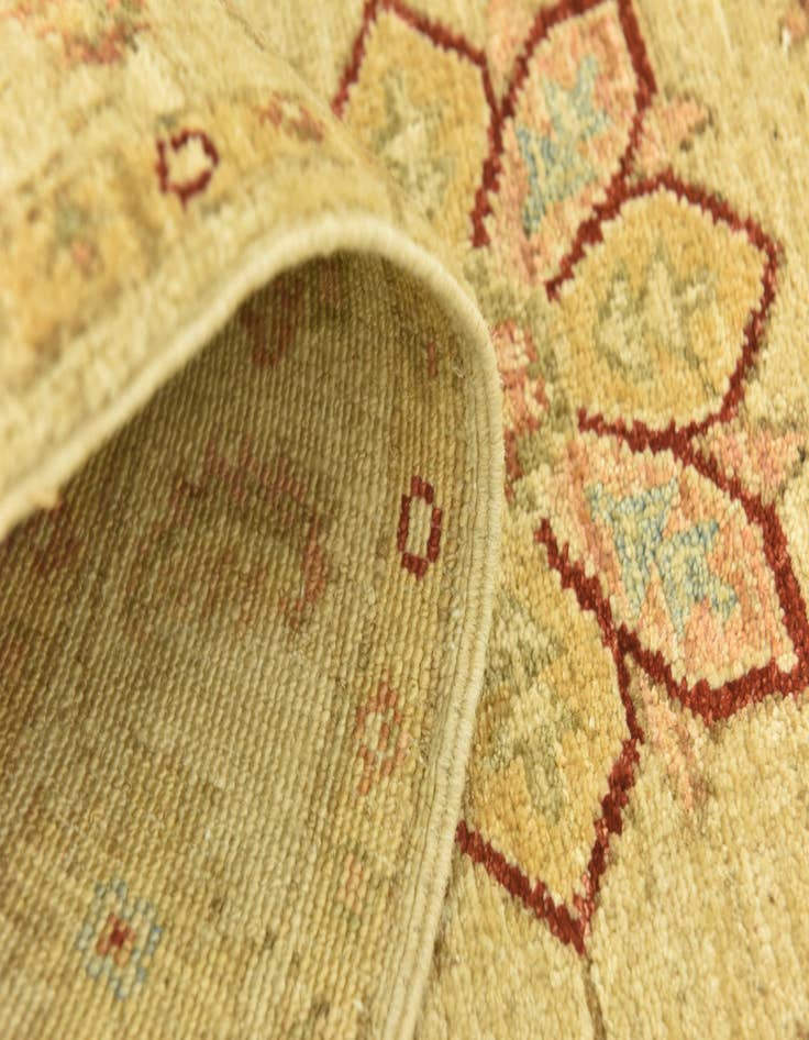 Detail image of  2' 6 x 6' 6  Hand Knotted Peshawar Ziegler Runner Rug