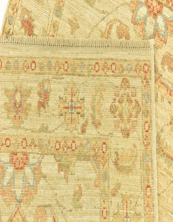 Detail image of  2' 6 x 6' 8  Hand Knotted Peshawar Ziegler Runner Rug