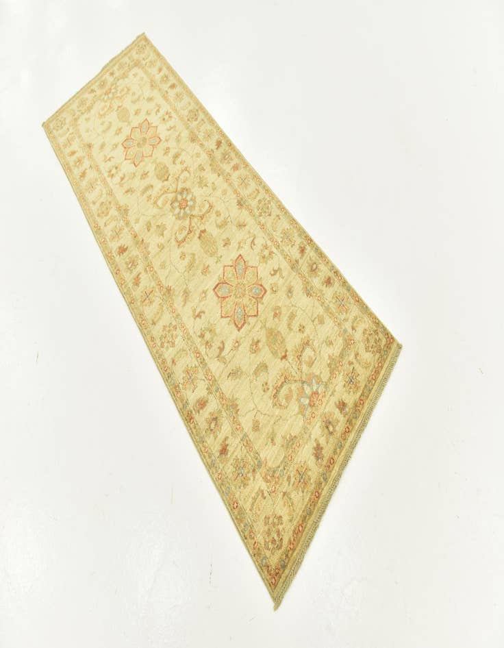 Detail image of  2' 6 x 6' 8  Hand Knotted Peshawar Ziegler Runner Rug