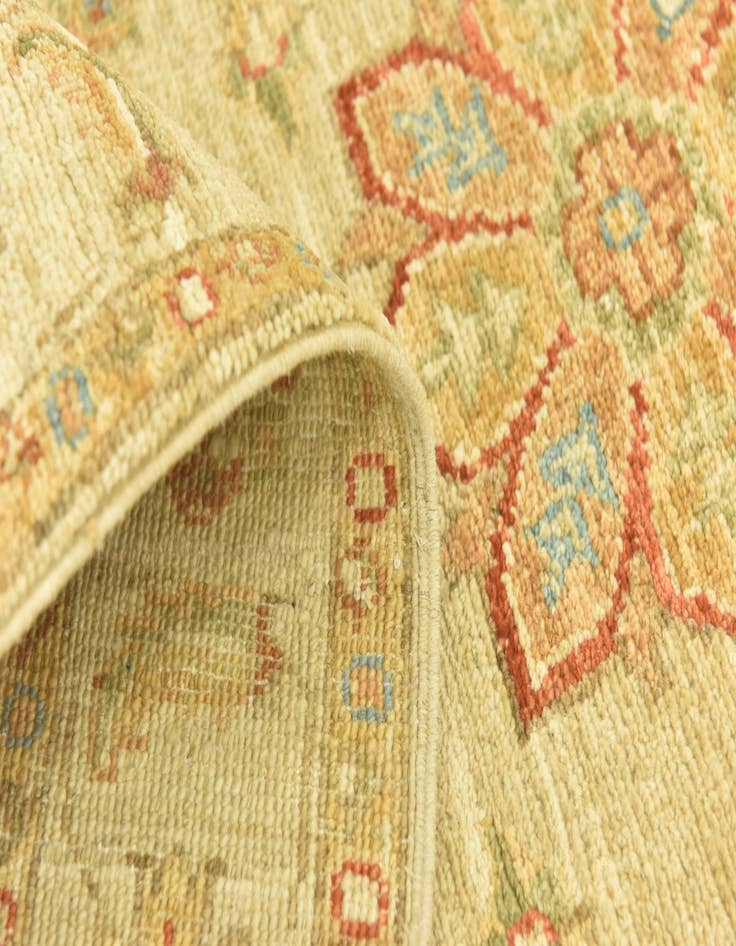Detail image of  2' 6 x 6' 8  Hand Knotted Peshawar Ziegler Runner Rug