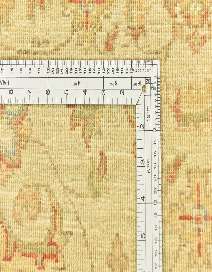 Detail image of  2' 6 x 6' 5  Hand Knotted Peshawar Ziegler Runner Rug