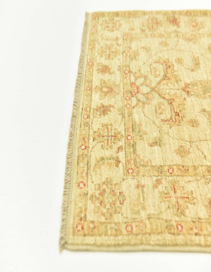 Detail image of  2' 6 x 6' 5  Hand Knotted Peshawar Ziegler Runner Rug