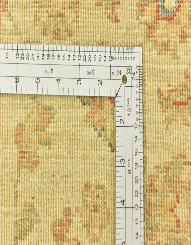 Detail image of  2' 7 x 6' 7  Hand Knotted Peshawar Ziegler Runner Rug