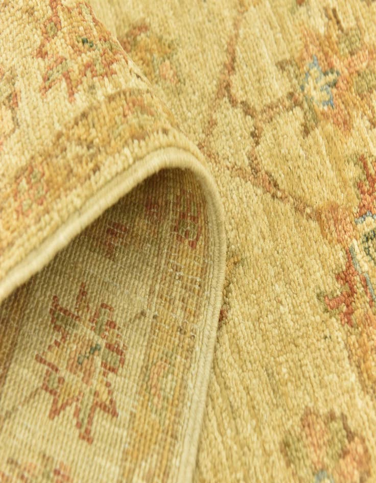 Detail image of  2' 7 x 6' 7  Hand Knotted Peshawar Ziegler Runner Rug