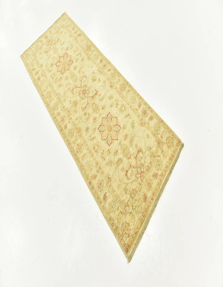 Detail image of  2' 6 x 6' 5  Hand Knotted Peshawar Ziegler Runner Rug