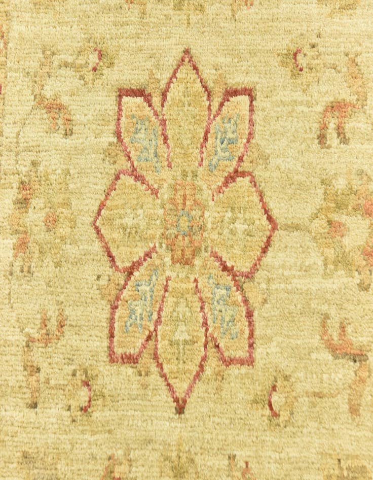 Detail image of  2' 6 x 6' 5  Hand Knotted Peshawar Ziegler Runner Rug