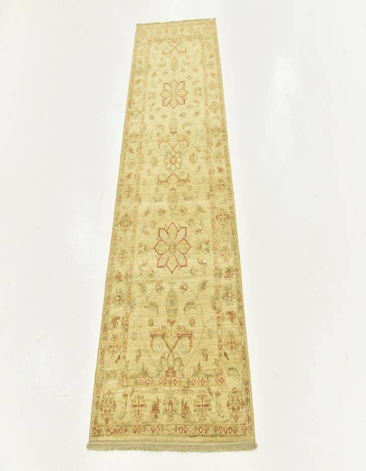 Detail image of  2' 6 x 6' 5  Hand Knotted Peshawar Ziegler Runner Rug