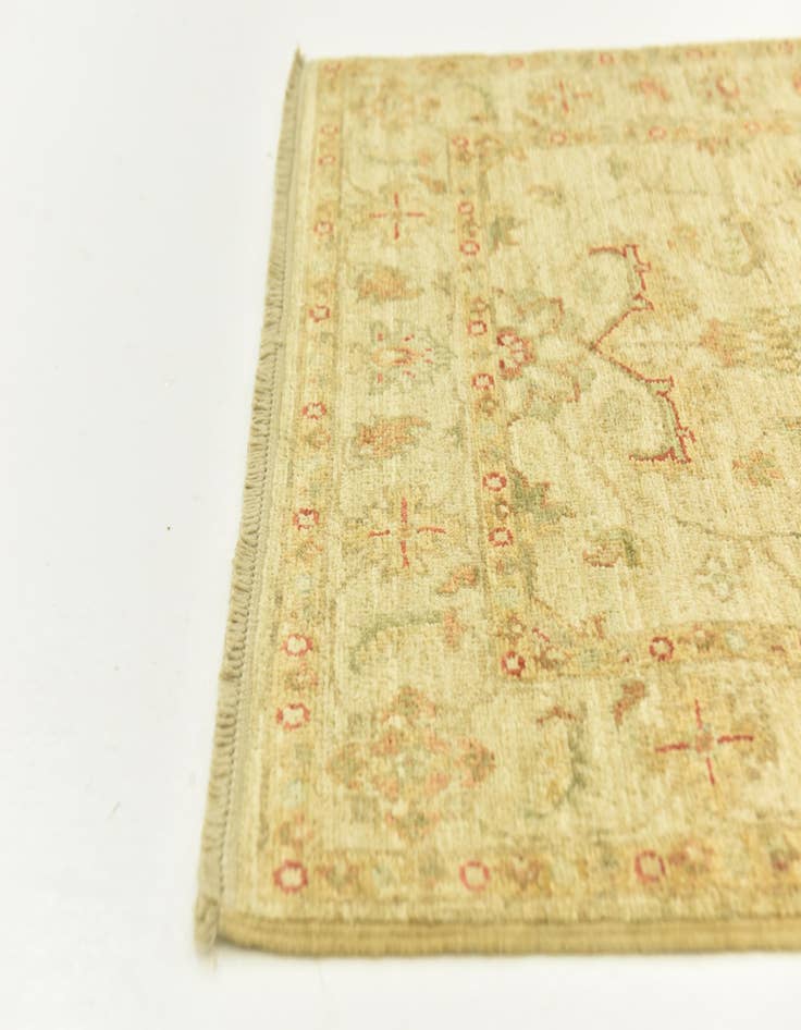 Detail image of  2' 6 x 6' 5  Hand Knotted Peshawar Ziegler Runner Rug
