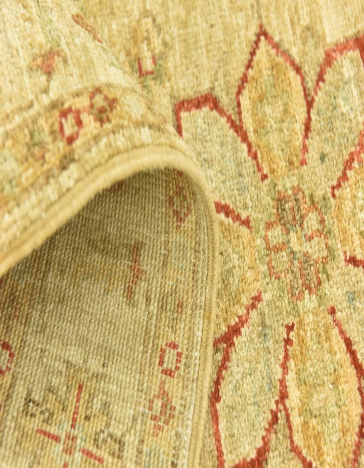 Detail image of  2' 6 x 6' 5  Hand Knotted Peshawar Ziegler Runner Rug