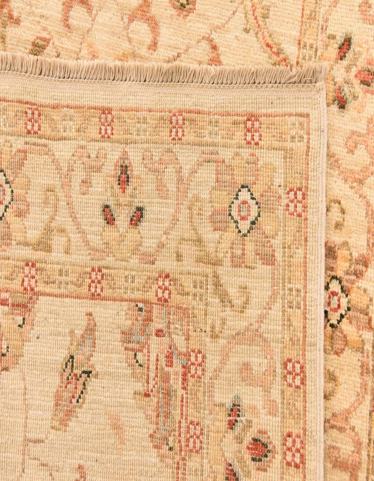 Detail image of  2' 7 x 16' 7  Hand Knotted Peshawar Ziegler Runner Rug