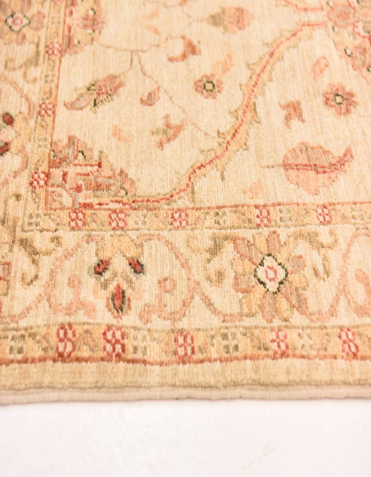 Detail image of  2' 7 x 16' 7  Hand Knotted Peshawar Ziegler Runner Rug