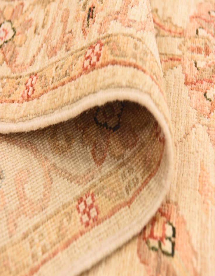 Detail image of  2' 7 x 16' 7  Hand Knotted Peshawar Ziegler Runner Rug