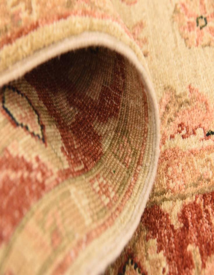 Detail image of  2' 7 x 9' 6  Hand Knotted Peshawar Ziegler Runner Rug