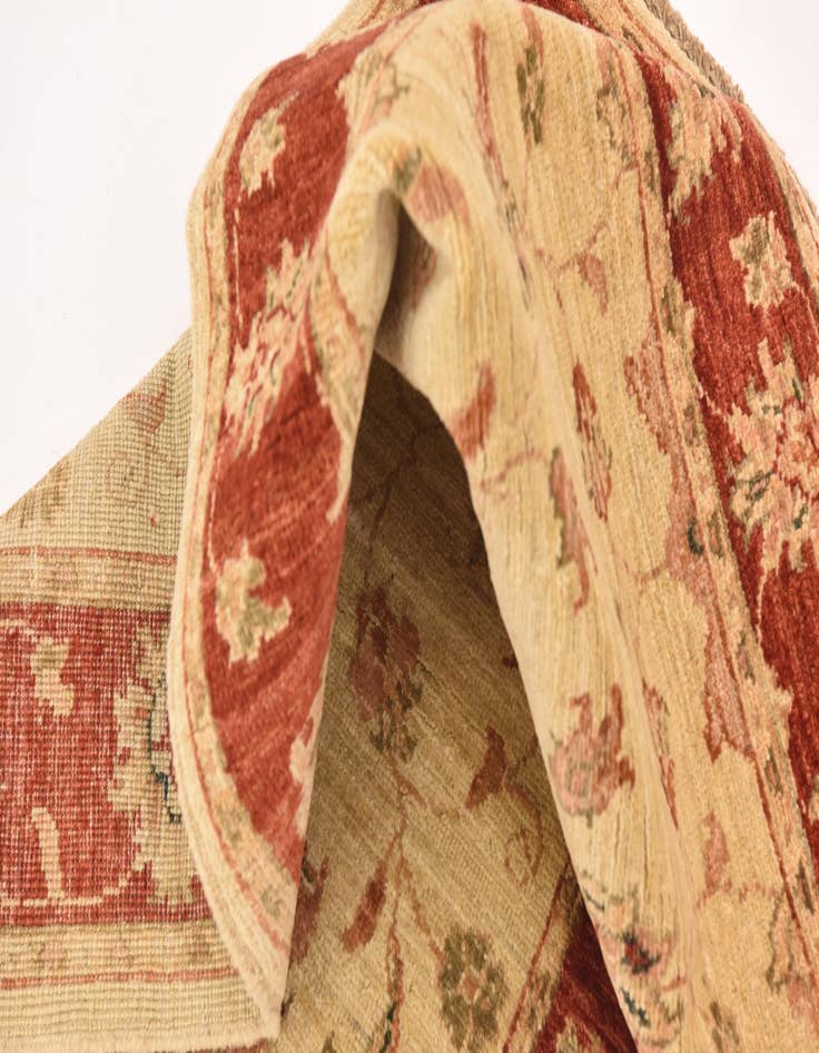 Detail image of  2' 7 x 9' 7  Hand Knotted Peshawar Ziegler Runner Rug