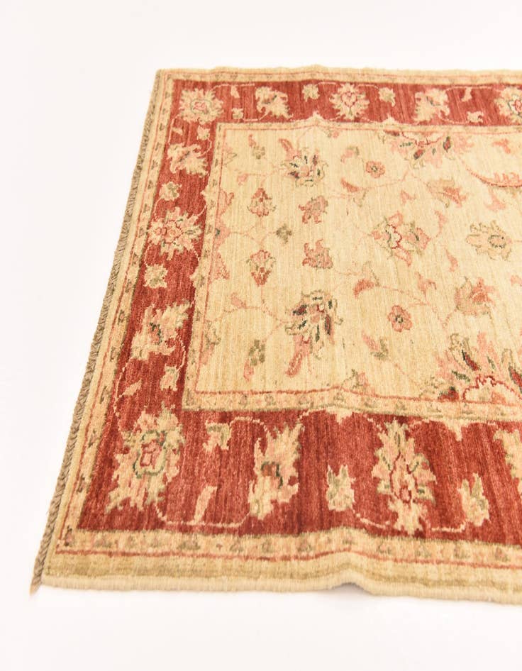 Detail image of  2' 7 x 9' 7  Hand Knotted Peshawar Ziegler Runner Rug