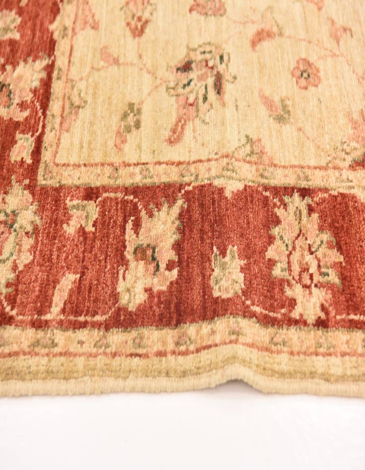 Detail image of  2' 7 x 9' 7  Hand Knotted Peshawar Ziegler Runner Rug