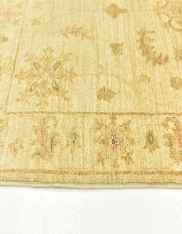 Detail image of  2' 8 x 9' 10  Hand Knotted Peshawar Ziegler Wool Runner Rug