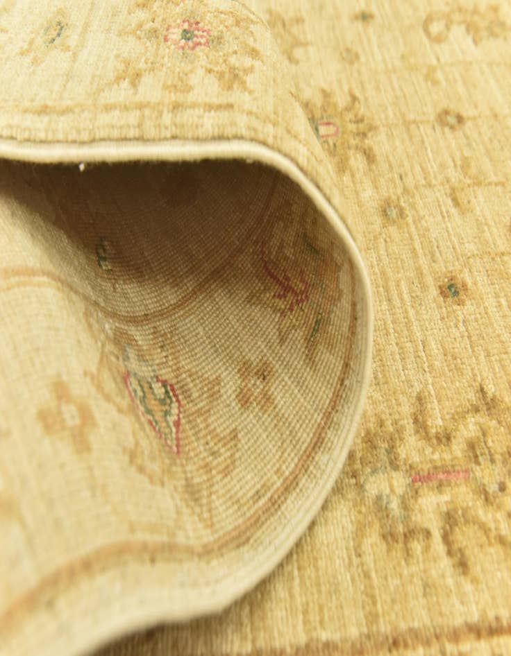 Detail image of  2' 8 x 9' 10  Hand Knotted Peshawar Ziegler Wool Runner Rug