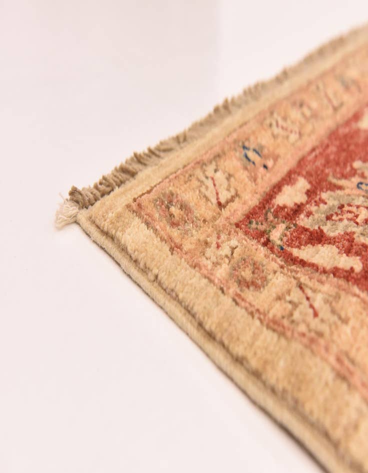 Detail image of  5' 6 x 19' 8  Hand Knotted Peshawar Ziegler Runner Rug