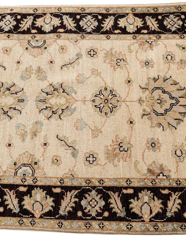 Detail image of  3' x 19' 4  Hand Knotted Peshawar Ziegler Runner Rug