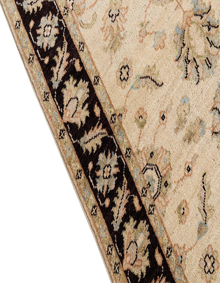 Detail image of  3' x 19' 4  Hand Knotted Peshawar Ziegler Runner Rug