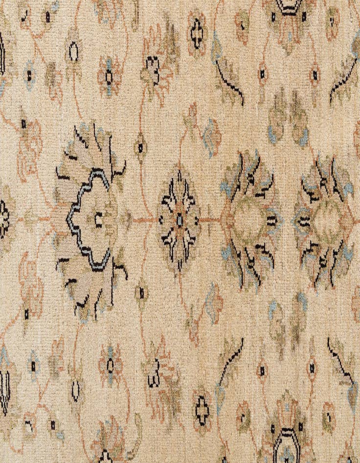 Detail image of  3' x 19' 4  Hand Knotted Peshawar Ziegler Runner Rug