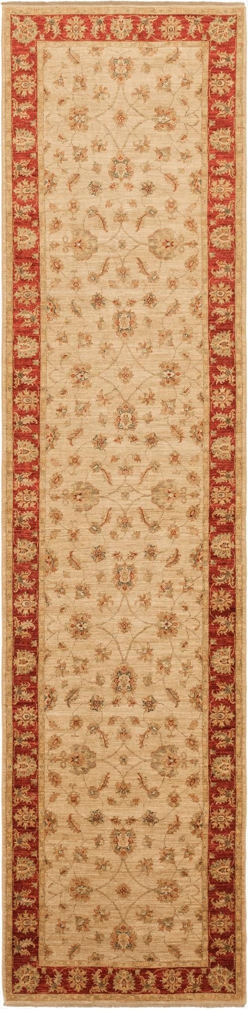  4' x 16' 8  Hand Knotted Peshawar Ziegler Runner Rug