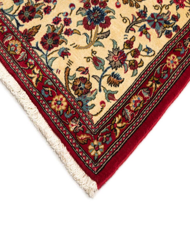 Detail image of  2' 8 x 6' 5  Hand Knotted Qom Persian Runner Rug