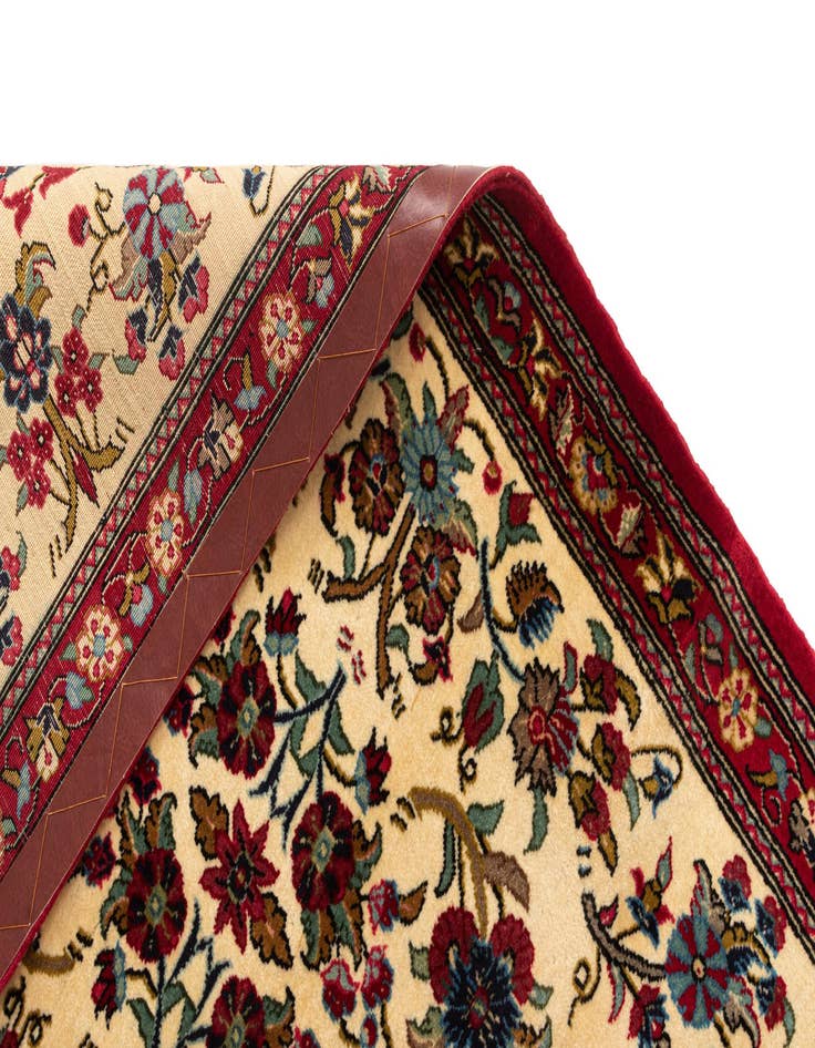 Detail image of  2' 8 x 6' 5  Hand Knotted Qom Persian Runner Rug