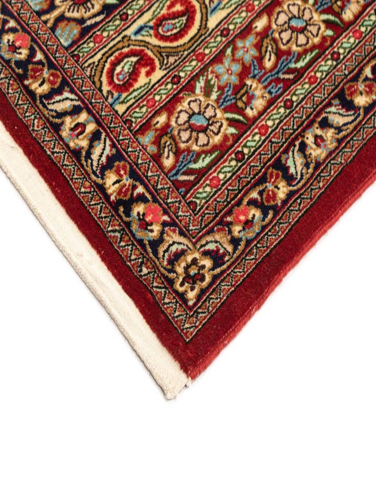 Detail image of  2' 6 x 6' 5  Hand Knotted Qom Persian Runner Rug