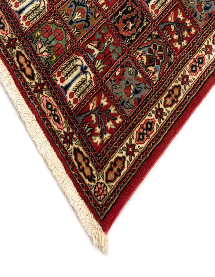 Detail image of  2' 6 x 6' 10  Hand Knotted Qom Persian Runner Rug