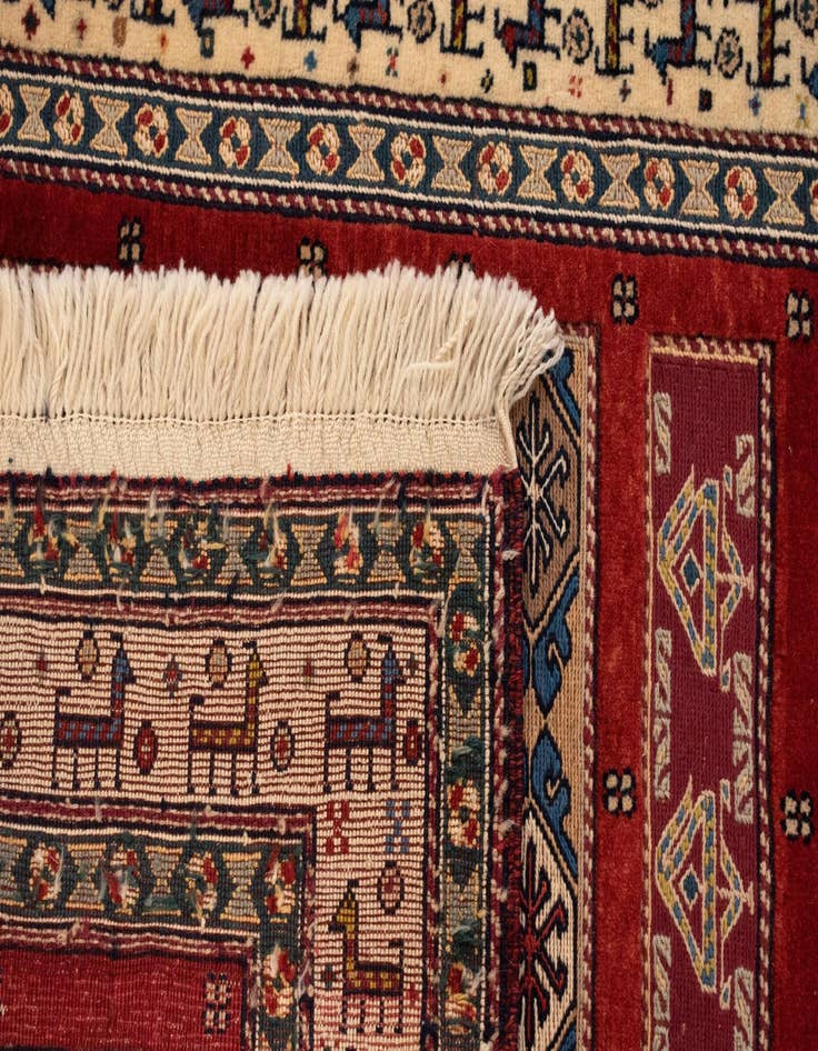 Detail image of  2' 9 x 9' 6 Sumak Kilim Runner Rug