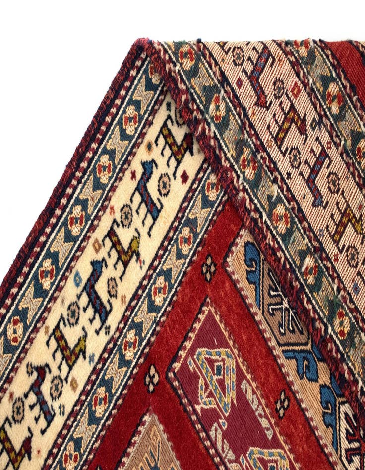Detail image of  2' 9 x 9' 6 Sumak Kilim Runner Rug