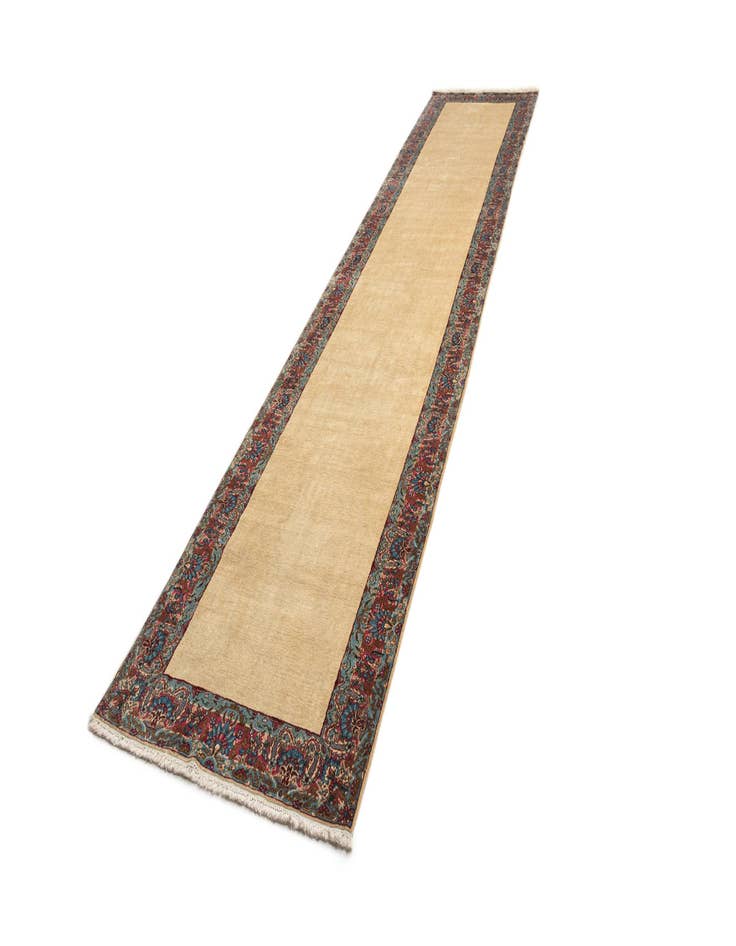 Detail image of  3' 11 x 18' 8 Tabriz Wool Runner Rug