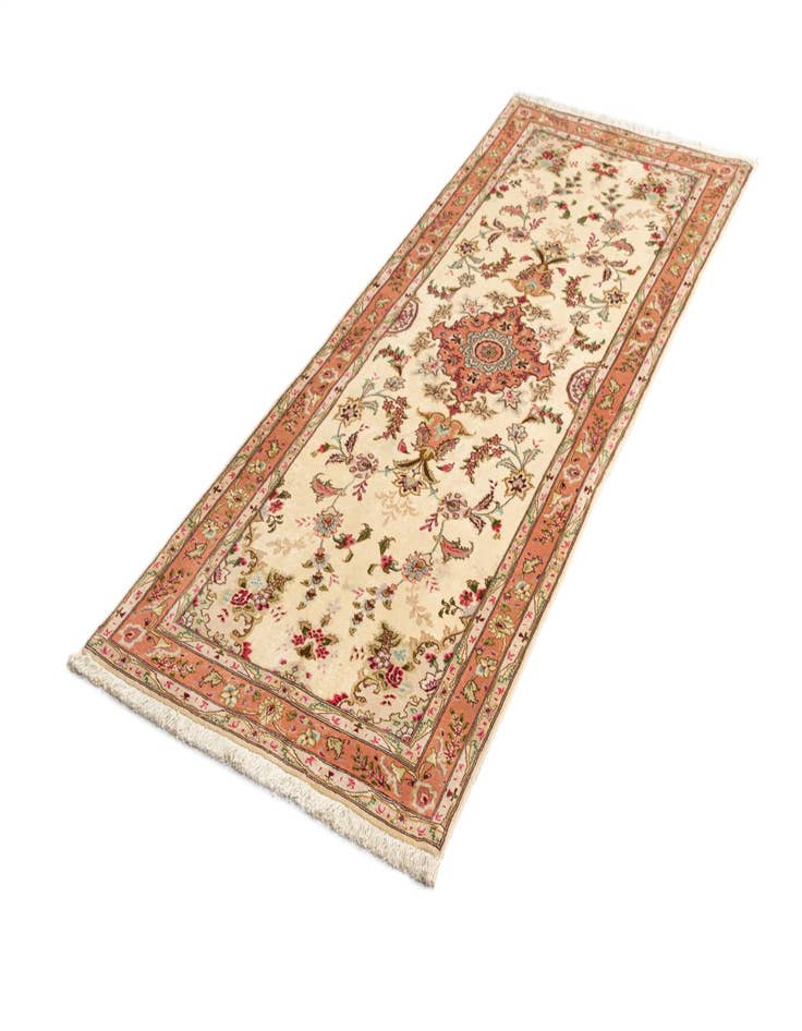 Detail image of  2' 8 x 7' Tabriz Runner Rug