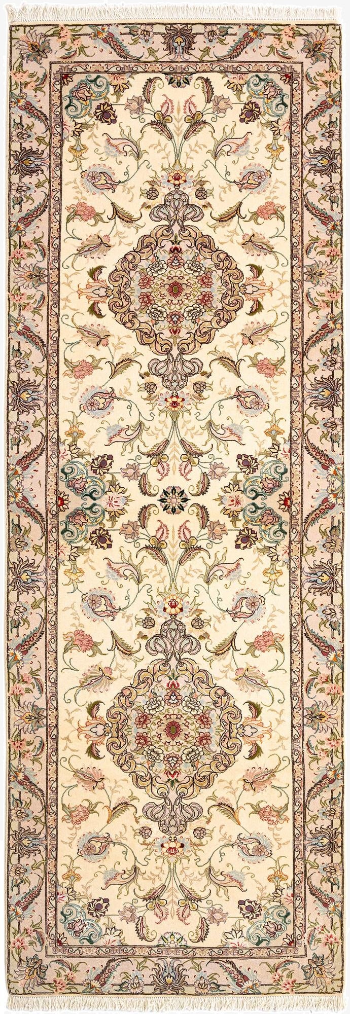  2' 10 x 8' 11 Tabriz Runner Rug