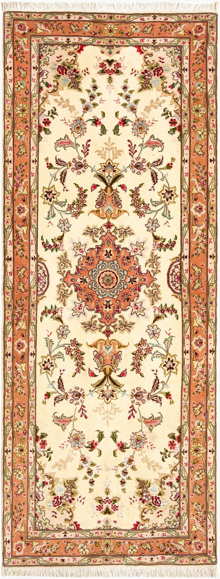  2' 8 x 7' Tabriz Runner Rug