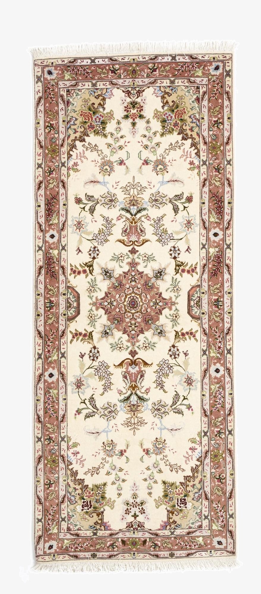 2' 9 x 6' 11 Tabriz Runner Rug
